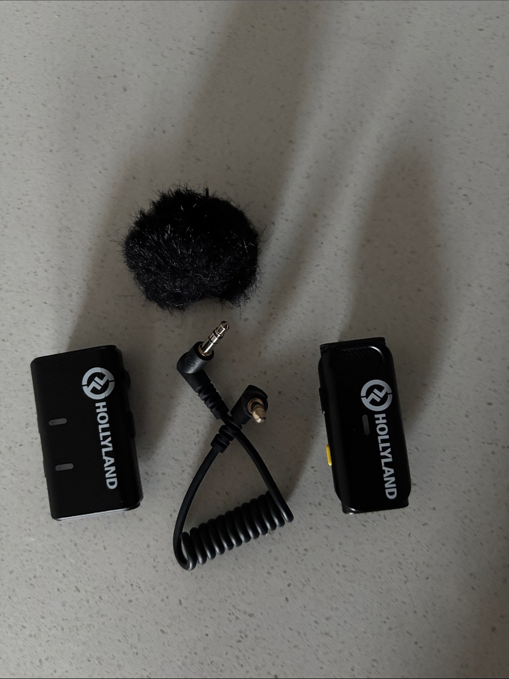 Black Wireless Lavalier Microphone System - Dual Pack